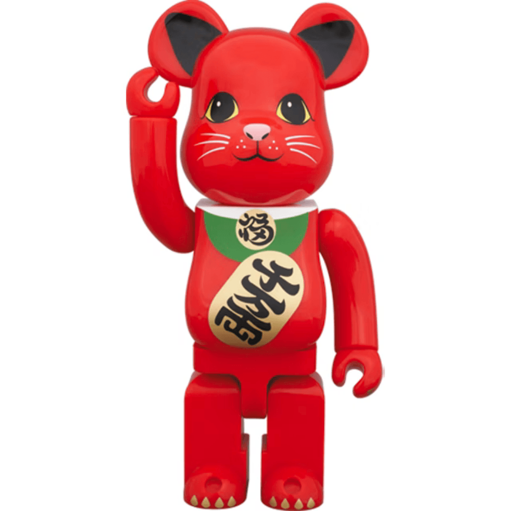 招き猫ベアブリック赤400% Be@rBrick – CRA5Y SHOP