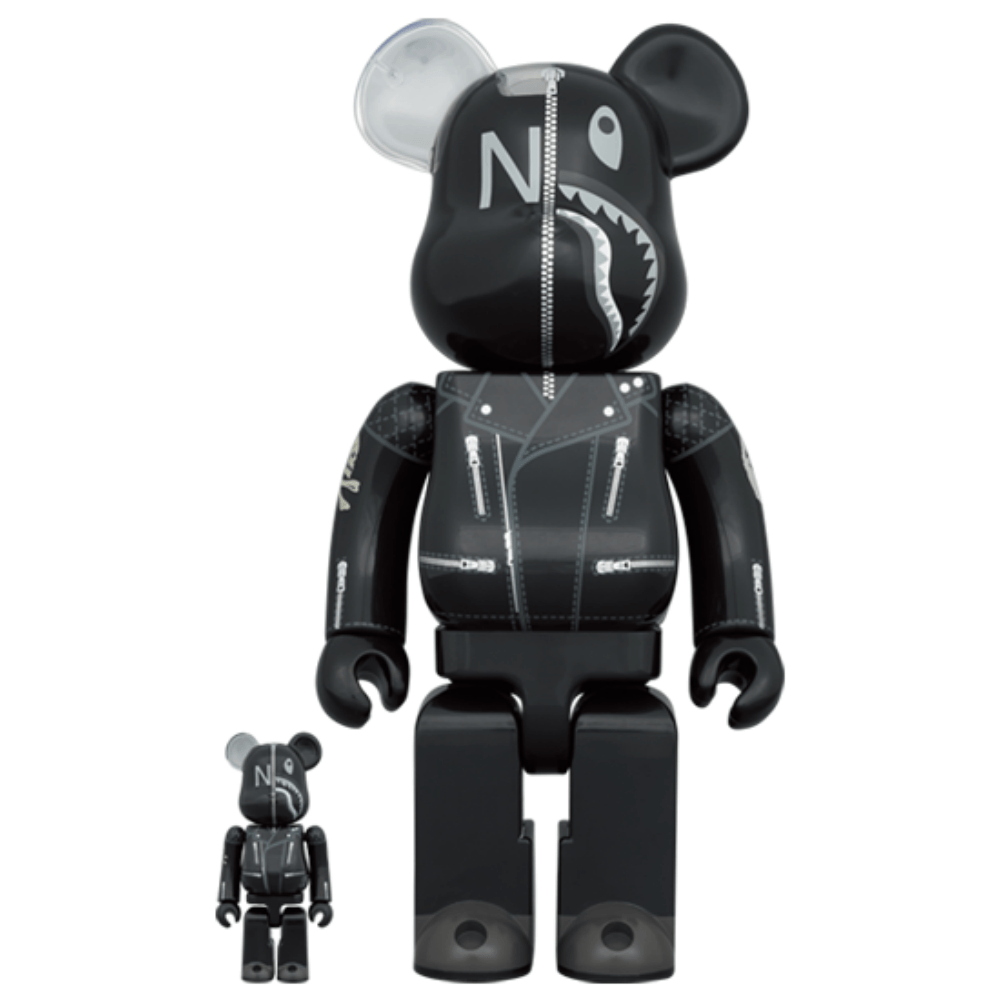 A BATHING APE(R) × NEIGHBORHOOD(R) 400%+100% Be@rBrick