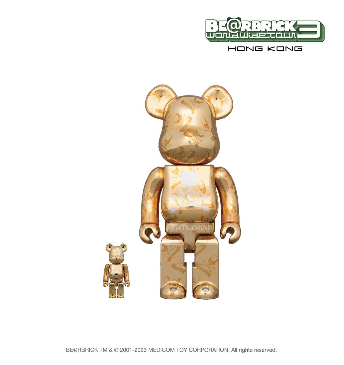 Be@rbrick world wide tour 3 Hong Kong Mastermind world 400％＋100% BE@RBRICK