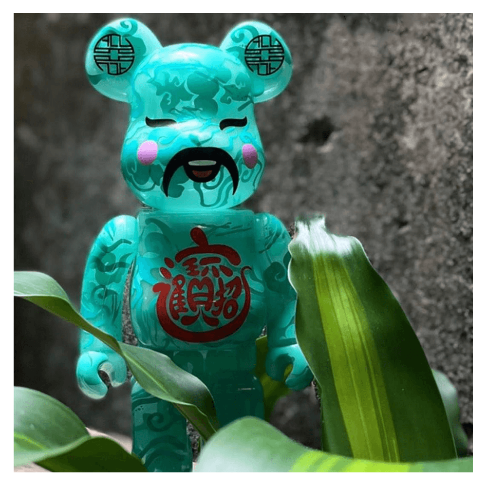 MEDICOM BE@RBRICK x ACU x Jahan Loh 第四代 翡翠財神 400％＋100% Be@rBrick