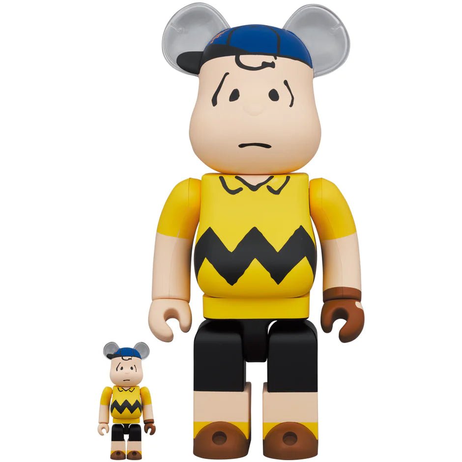 MLB × PEANUTS BE@RBRICK Charlie Brown (NEW YORK METS) 100％ & 400％ / 1000%  BE@RBRICK