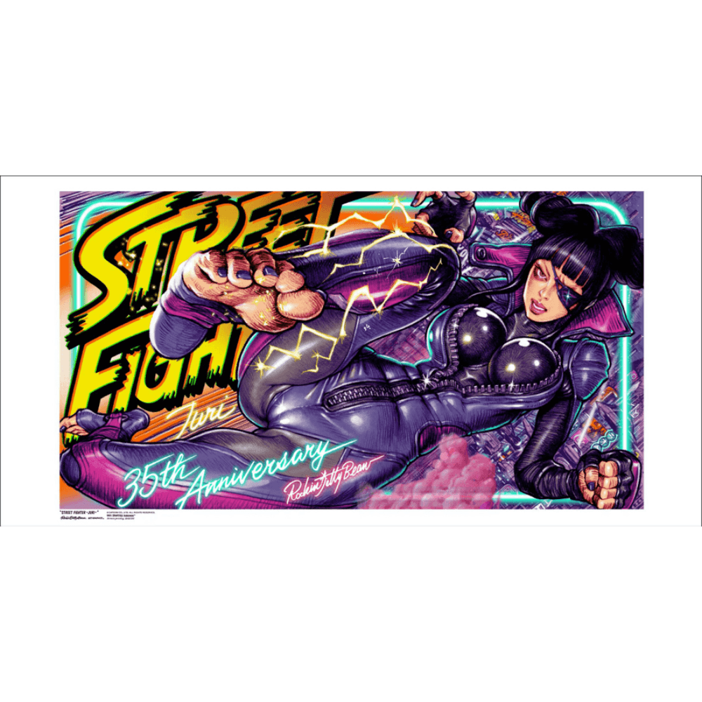 Street Fighter V Series 2 “JURI” silk screen print