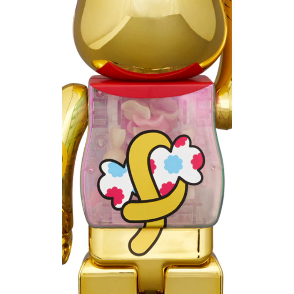 Recruiting cat gold メッキ1000% Be@rBrick 