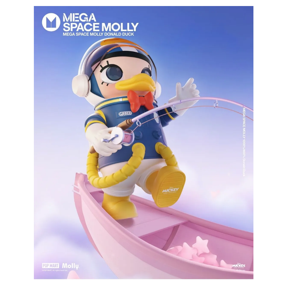 Space MOLLY 400% / 1000% 唐老鴨 黛絲 DONALD DUCK & DAISY