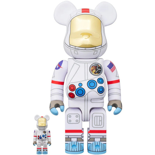 アポロ17号の宇宙飛行士 APOLLO17 ASTRONAUT 100％ & 400％ Be@rBrick - CRA5Y SHOP