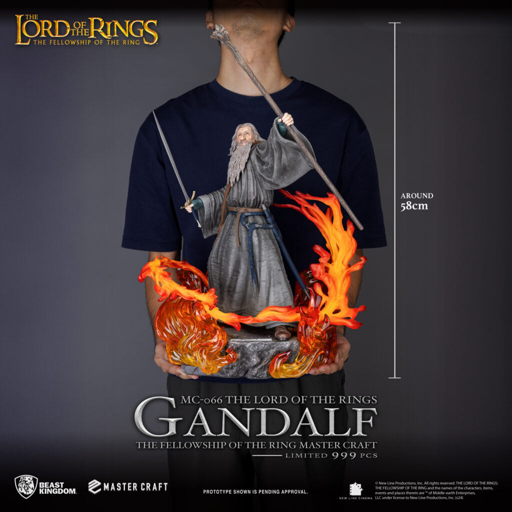 BEAST KINGDOM 魔戒 (MC-066) The Lord of the Rings [The Fellowship of the Ring] Gandalf Polyresin Statue