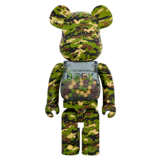 MY FIRST BE@RBRICK B@BY DIGITAL CAMO Ver. 1000% BE@RBRICK