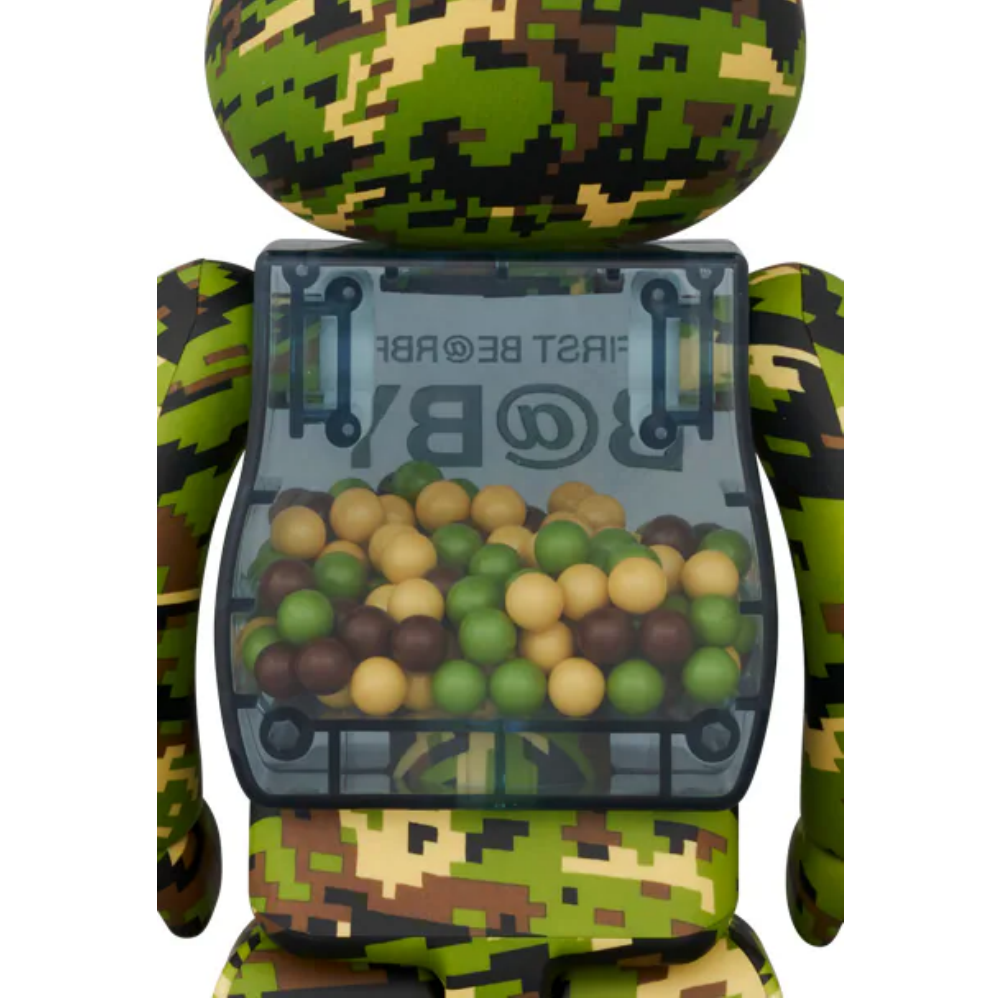 MY FIRST BE@RBRICK B@BY DIGITAL CAMO Ver. 1000% BE@RBRICK