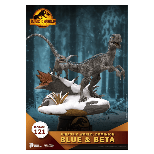 BEAST KINGDOM 侏羅紀公園 (DS - 121) Jurassic World - Dominion - Blue & Beta - CRA5Y SHOP