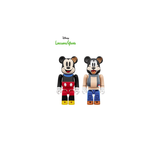MICKEY MOUSE & GOOFY (Lonesome Ghosts Ver.) 100% 2PCS SET Be@rBrick - CRA5Y SHOP