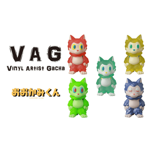 VAG (VINYL ARTIST GACHA) 10th ANNIVERSARY1 おおかみくん © KIRIKO ARAI【全5種セット】 - CRA5Y SHOP