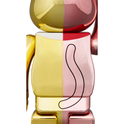 Recruiting cat gold メッキ1000% Be@rBrick 