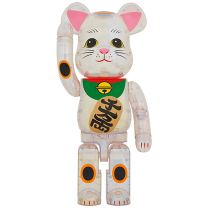 招き猫 透明メッキ 100% & 400％ / 1000% Be@rBrick - CRA5Y SHOP