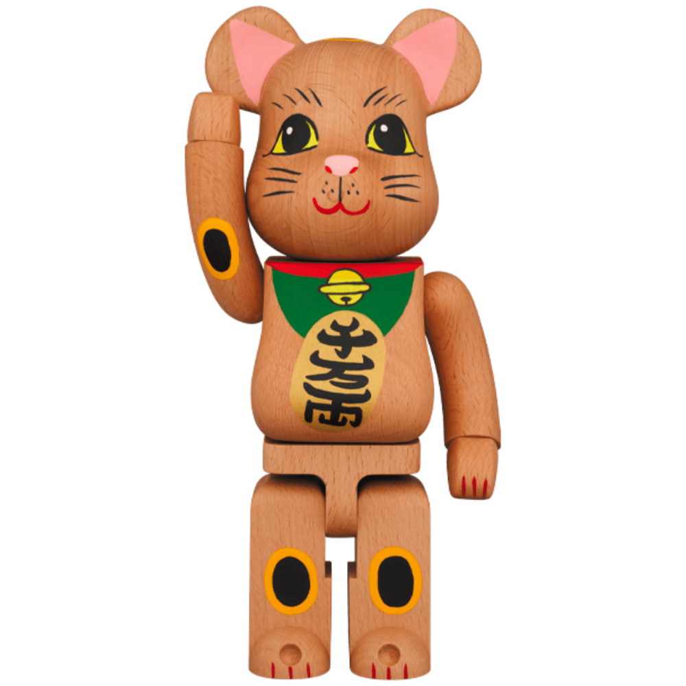 「日限」カリモク招き猫 400％ / 1000% Be@rBrick - CRA5Y SHOP