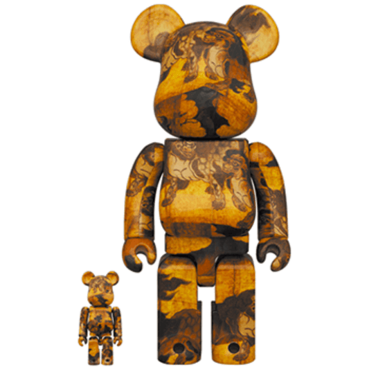 「日限」狩野永徳「唐獅子図屏風」400%+100% Be@rBrick - CRA5Y SHOP