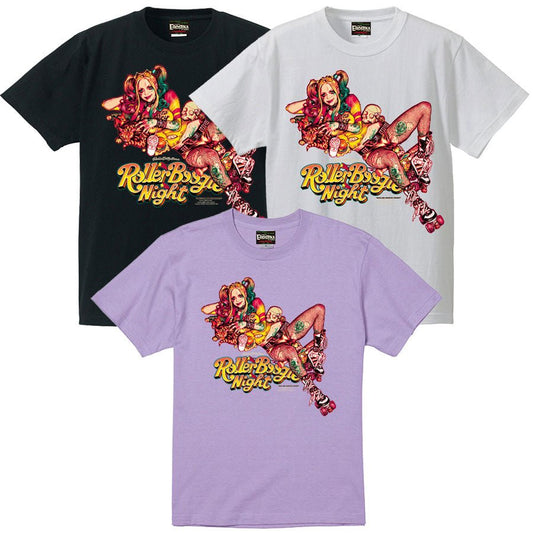 EROSTIKA “ROLLER BOOGIE NIGHT” T-SHIRT 2022 - CRA5Y SHOP