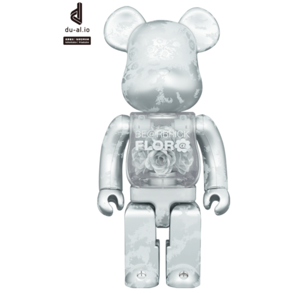 FLOR@ SILVER 400％ BE@RBRICK - CRA5Y SHOP