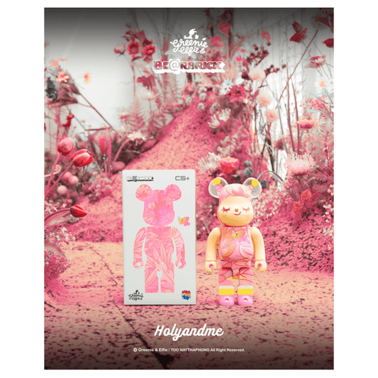 泰國限定 Greenie & Elfie Summer Pink Ver. 400% Be@rBrick - CRA5Y SHOP