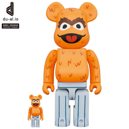 芝麻街 OSCAR THE GROUCH (The Original Orange Fur Ver.) 400％＋100% / 1000% Be@rBrick - CRA5Y SHOP