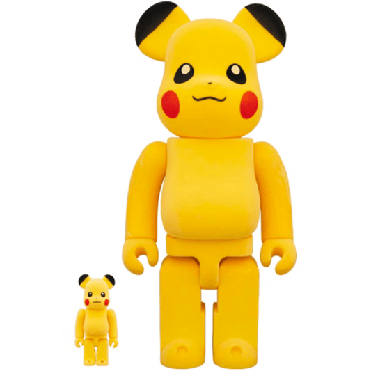 Pokemon Pikachu ピカチュウ Flocky 400%＋100% / 1000% Be@rBrick - CRA5Y SHOP