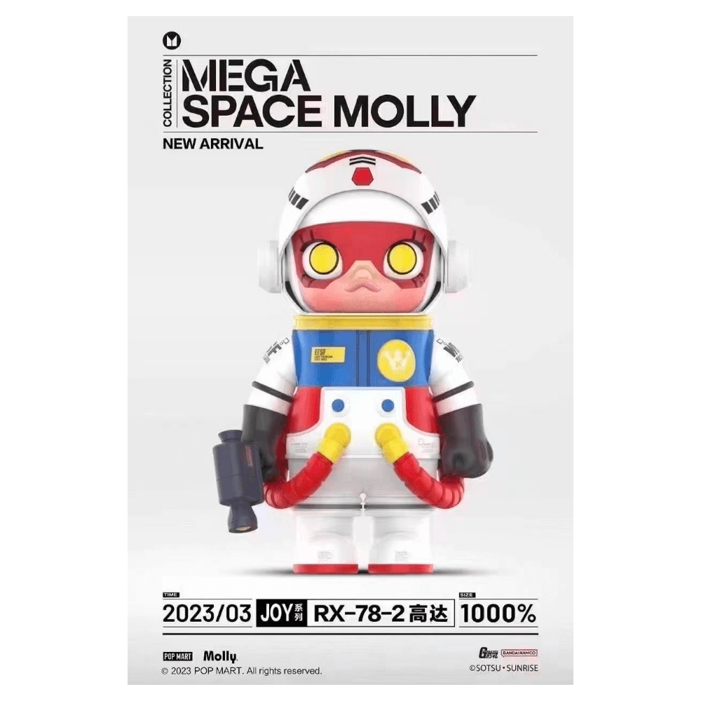 Space MOLLY JOY 系列 x Gundam RX-78 1000% - CRA5Y SHOP