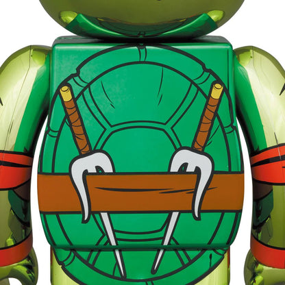 「Teenage Mutant Ninja Turtles」RAPHAEL CHROME Ver. 100％ & 400％ / 1000% Be@rBrick - CRA5Y SHOP