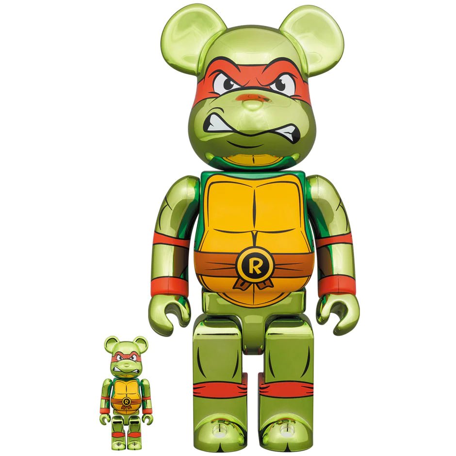 「Teenage Mutant Ninja Turtles」RAPHAEL CHROME Ver. 100％ & 400％ / 1000% Be@rBrick - CRA5Y SHOP