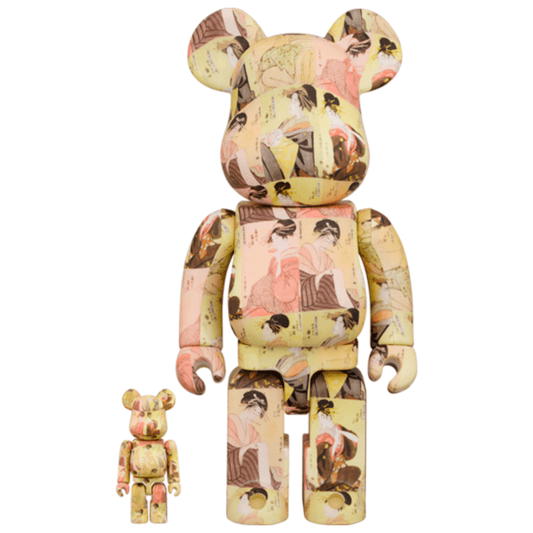 The British Museum 喜多川歌麿 "當時全盛美人揃" 400% & 100% BE@RBRICK - CRA5Y SHOP