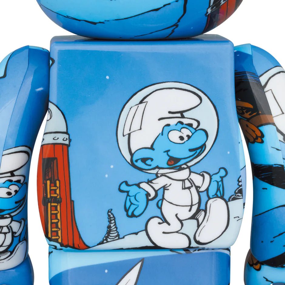 The Smurfs 藍精靈「The Astrosmurf」 400％＋100% / 1000% Be@rBrick - CRA5Y SHOP