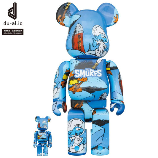 The Smurfs 藍精靈「The Astrosmurf」 400％＋100% / 1000% Be@rBrick - CRA5Y SHOP