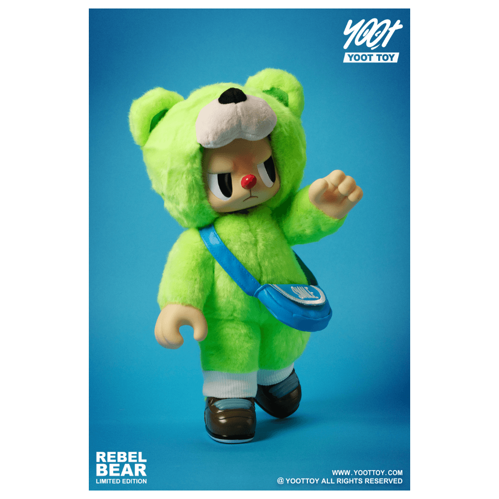 YOOT TOY 怪獸系列 REBEL BEAR 叛逆綠熊 500% - CRA5Y SHOP