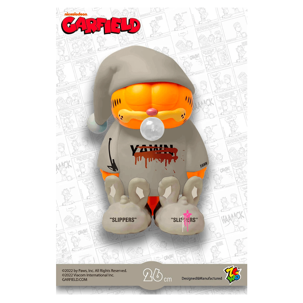 ZCWO Garfield "I am not Sleeping" 加菲貓 26CM PVC FIGURE YAWN - CRA5Y SHOP