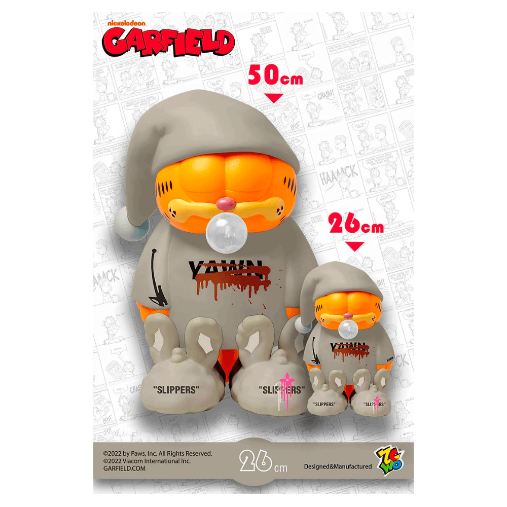 ZCWO Garfield "I am not Sleeping" 加菲貓 26CM PVC FIGURE YAWN - CRA5Y SHOP