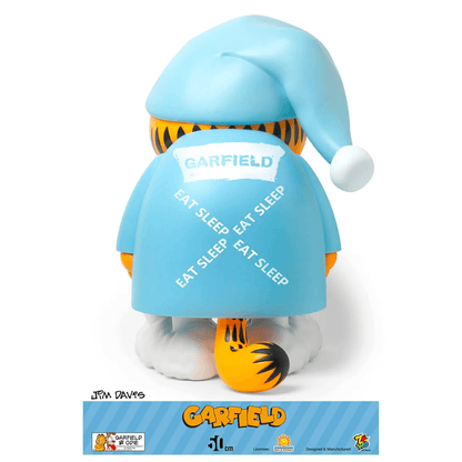 ZCWO Garfield "I am not Sleeping" 加菲貓 50CM PVC FIGURE BLUE - CRA5Y SHOP